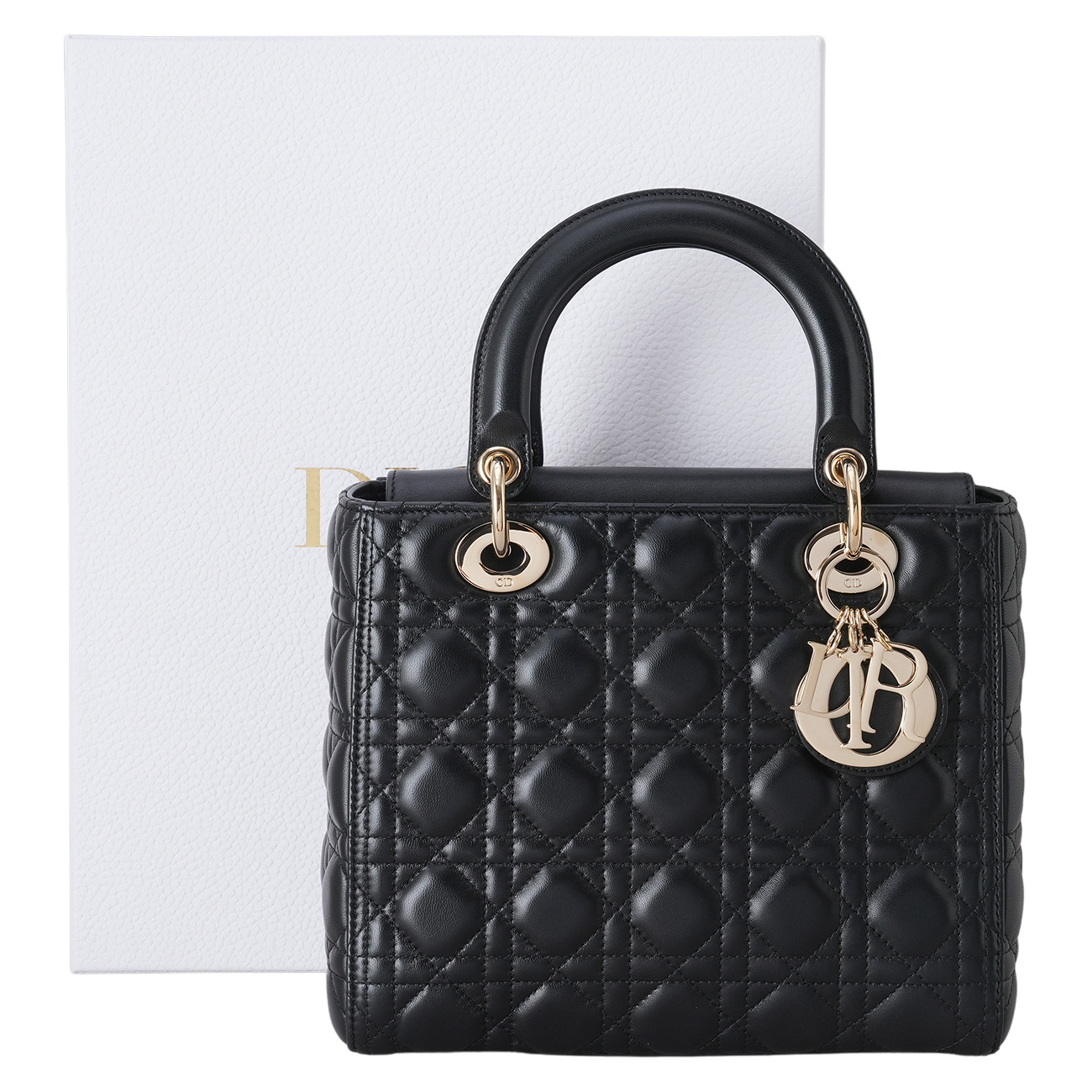 CHRISTIAN DIOR(USED)디올 레이디 디올 미듐